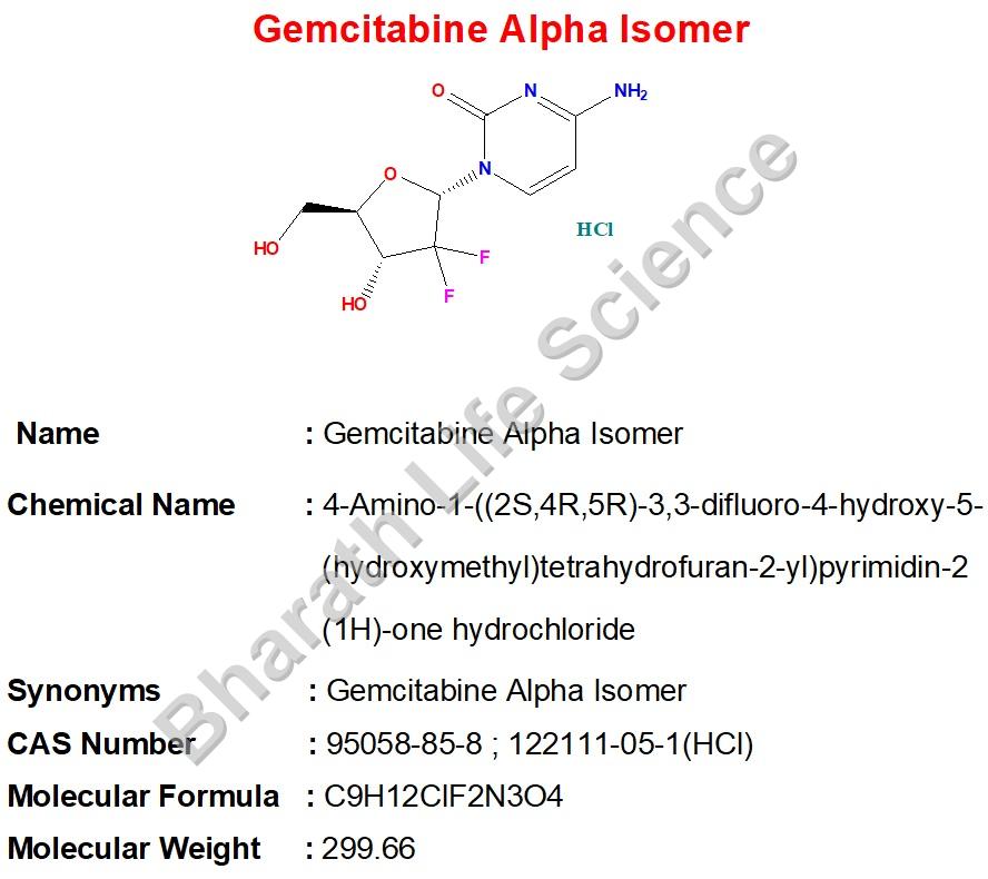 Gemcitabine Alpha Isomer